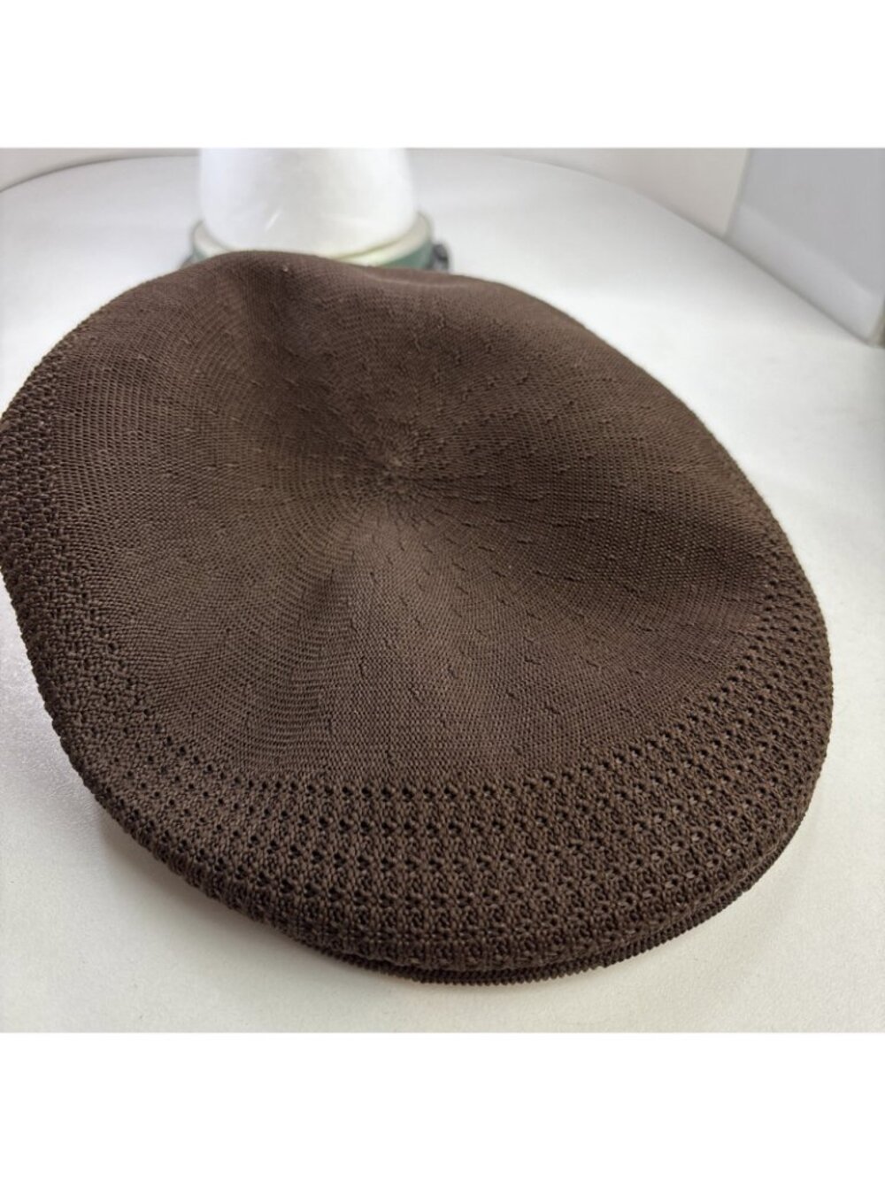 KANGOL Tropic Ventair Cap Hat Brown Adult Small - Picture 3 of 5